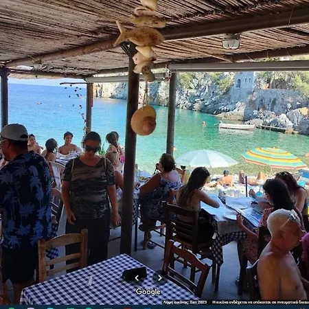 Panorama - Unique Beachfront Stone House In Alipa-mani * Khalkia