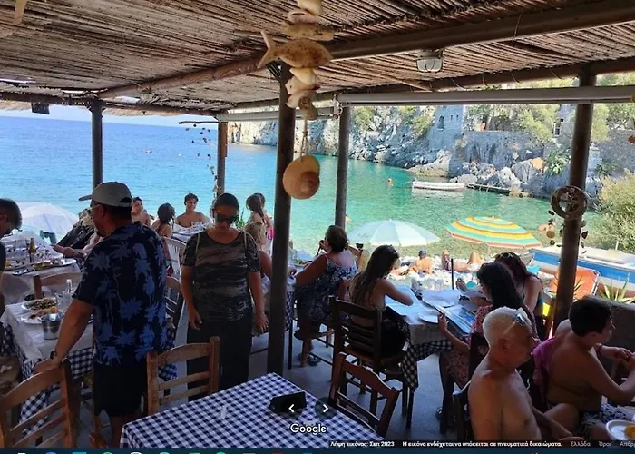 Panorama - Unique Beachfront Stone House In Alipa-mani * Khalkia